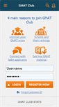 Mobile Screenshot of gmatclub.com